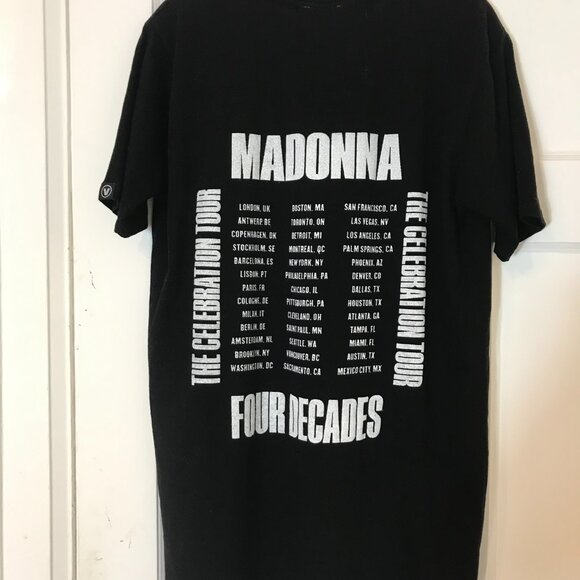 Madonna T-Shirt Concert Fan Celebration Tour Four Decades 2023 Size Large Used - Picture 7 of 8